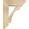Ekena Millwork Legacy Slat Rough Sawn Bracket w/ Offset Brace, Douglas Fir, 6"W x 16"D x 20"H BKT0604X16X20LEC06RDF - alternate 3